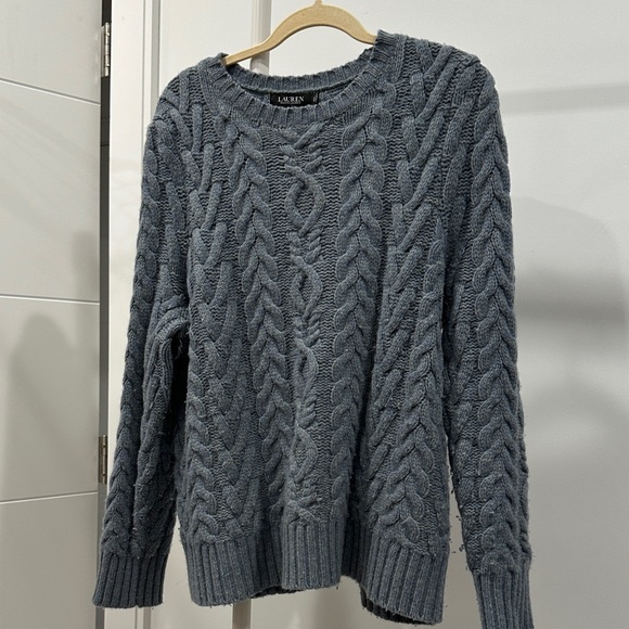 Lauren Ralph Lauren Women's Heather Gray Sweater - Picture 2 of 2